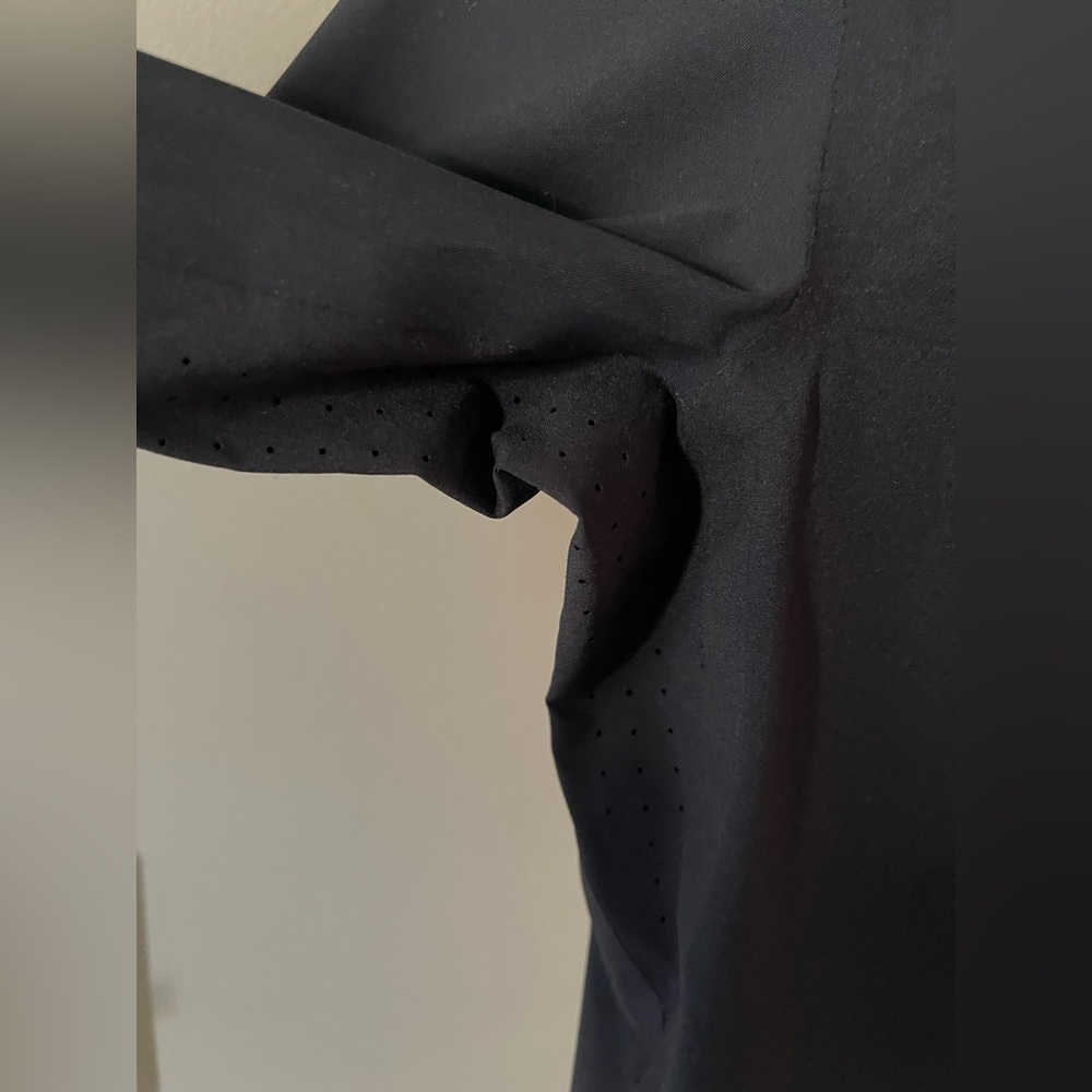 Athleta Black Button-Down Collared Blouse | XXS - image 6